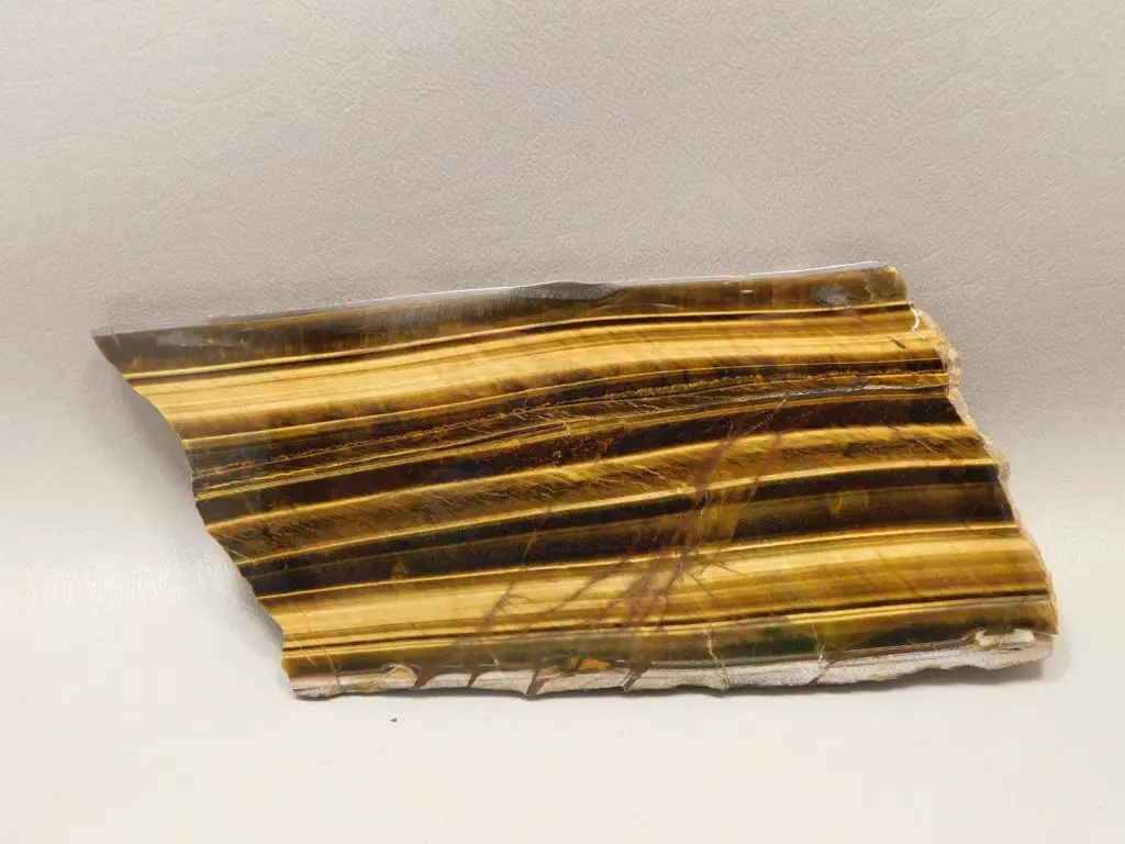 Why Are Gemstones Important? BarlowsGems | Tigereye Polished Slab