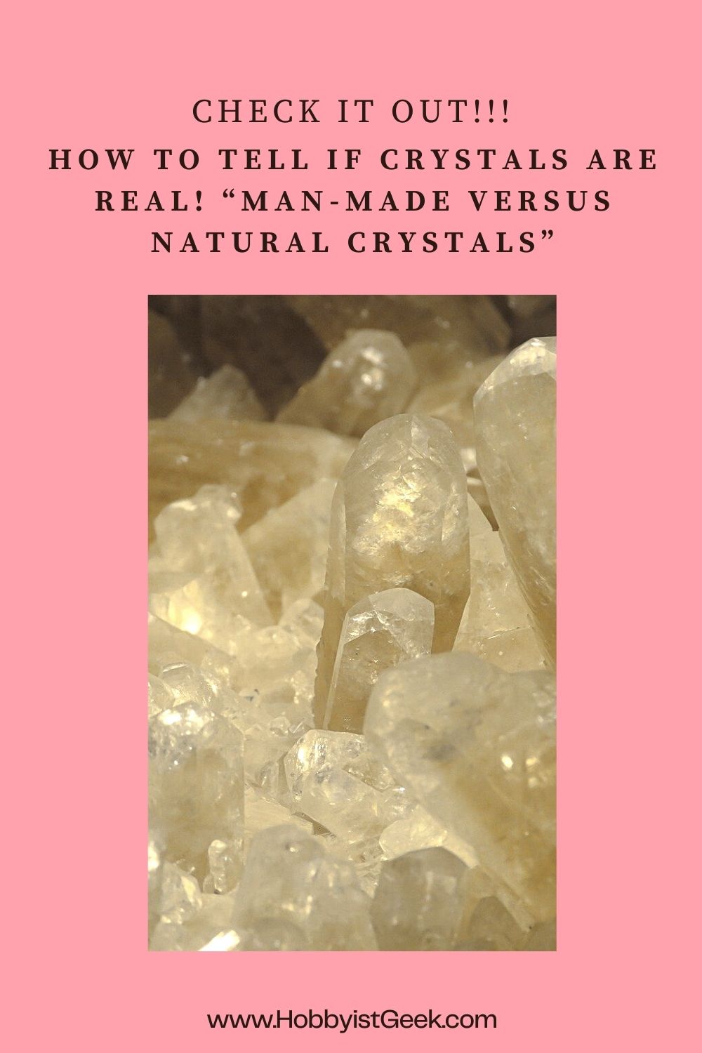 How To Tell If Crystals Are Real! "ManMade Versus Natural Crystals"