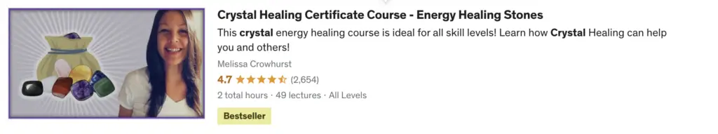 Crystal Healing Certification