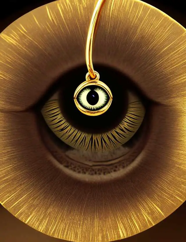 Gold Evil Eye